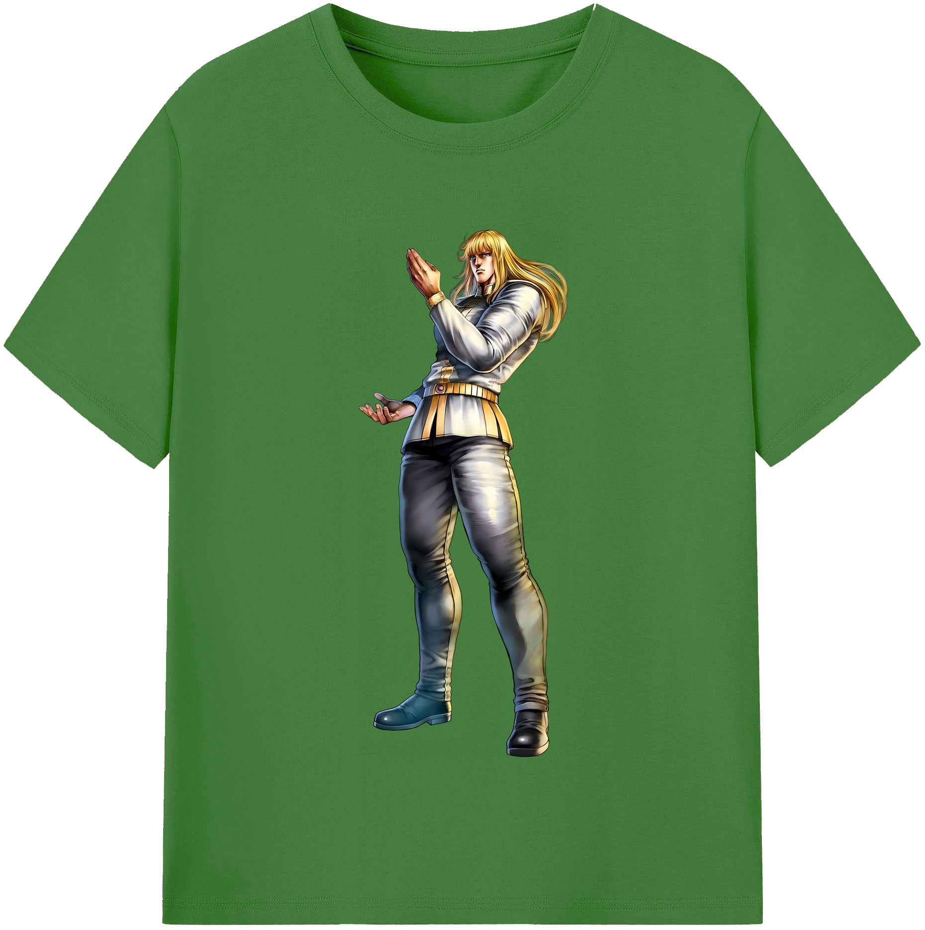 （画像用） 北斗の拳 Fist of the North Star レディースカジュアルプリントTシャツ（綿100％）